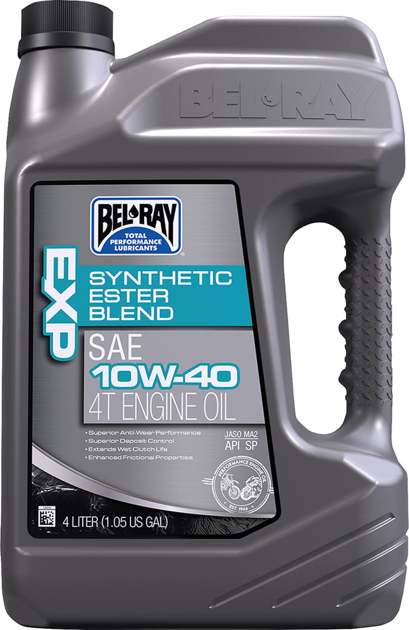 BEL-RAY EXP Synthetic Blend 4T Oil - 10W-40 / 4L 3601-0151