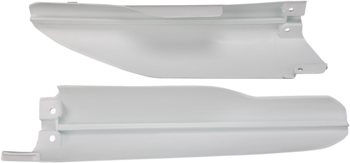 ACERBIS Fork Covers - Lower / White 0412-0140