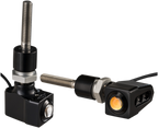 JOKER MACHINE Rat Eye LED Mirror Mount Turn Signals — Single - Rat Eye Mirror-Mount Turn Signals / Black/Amber 2020-1445