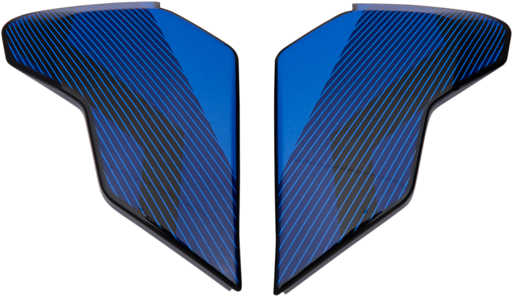 ICON Airflite™ Helmet Side Plates — QB1 - Airflite™ Side Plates / QB1 / Blue 0133-1172