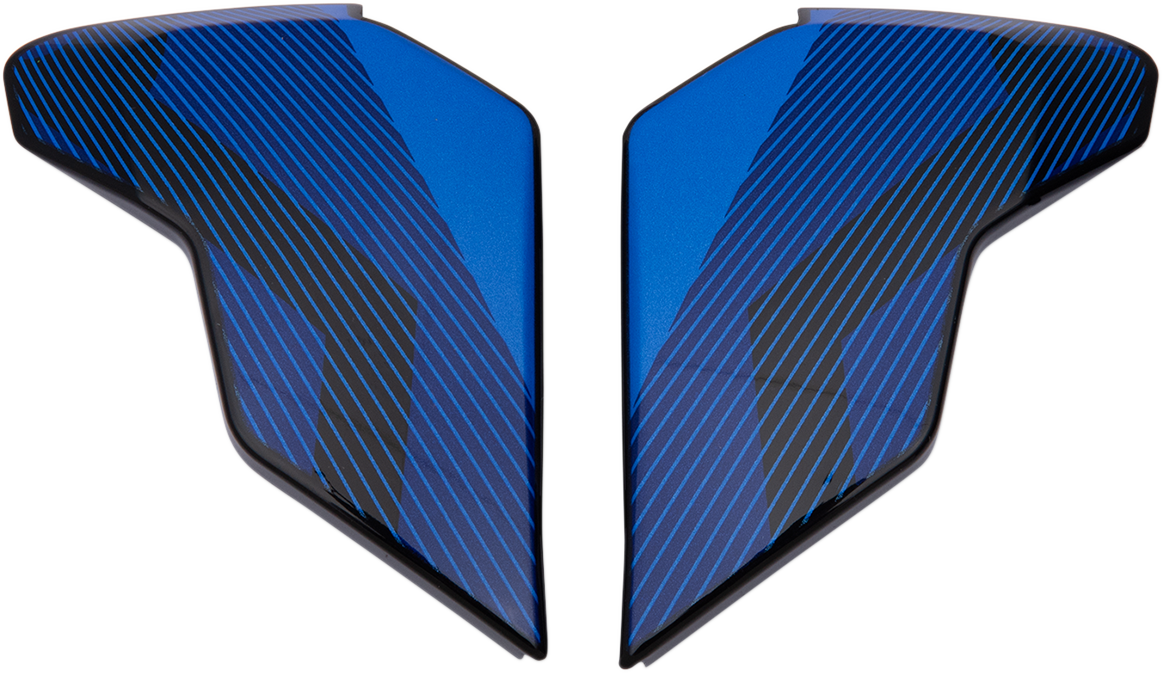 ICON Airflite™ Helmet Side Plates — QB1 - Airflite™ Side Plates / QB1 / Blue 0133-1172