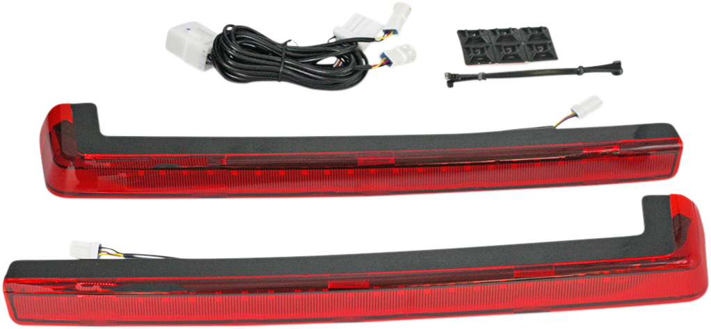 CUSTOM DYNAMICS LED Run/Brake Tour-Pak® Arms - Red Lens / '06-'13 2040-2503