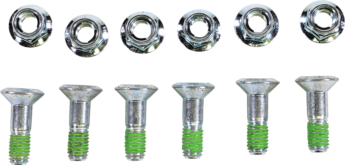 Bolt Kit - Sprocket / Double Locked / Silver / 6 Pack 2401-0858