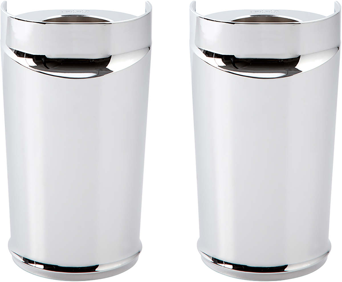 ARLEN NESS Fork Boot Cover - Chrome / Smooth 0411-0179
