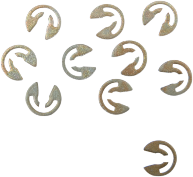 EASTERN MOTORCYCLE PARTS Throttle Screw Retaining Rings - 0632-0334