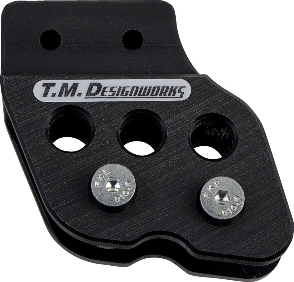 T.M. DESIGNWORKS Chain Guide - Black / Honda/Kawasaki/Suzuki/Yamaha 1231-1650