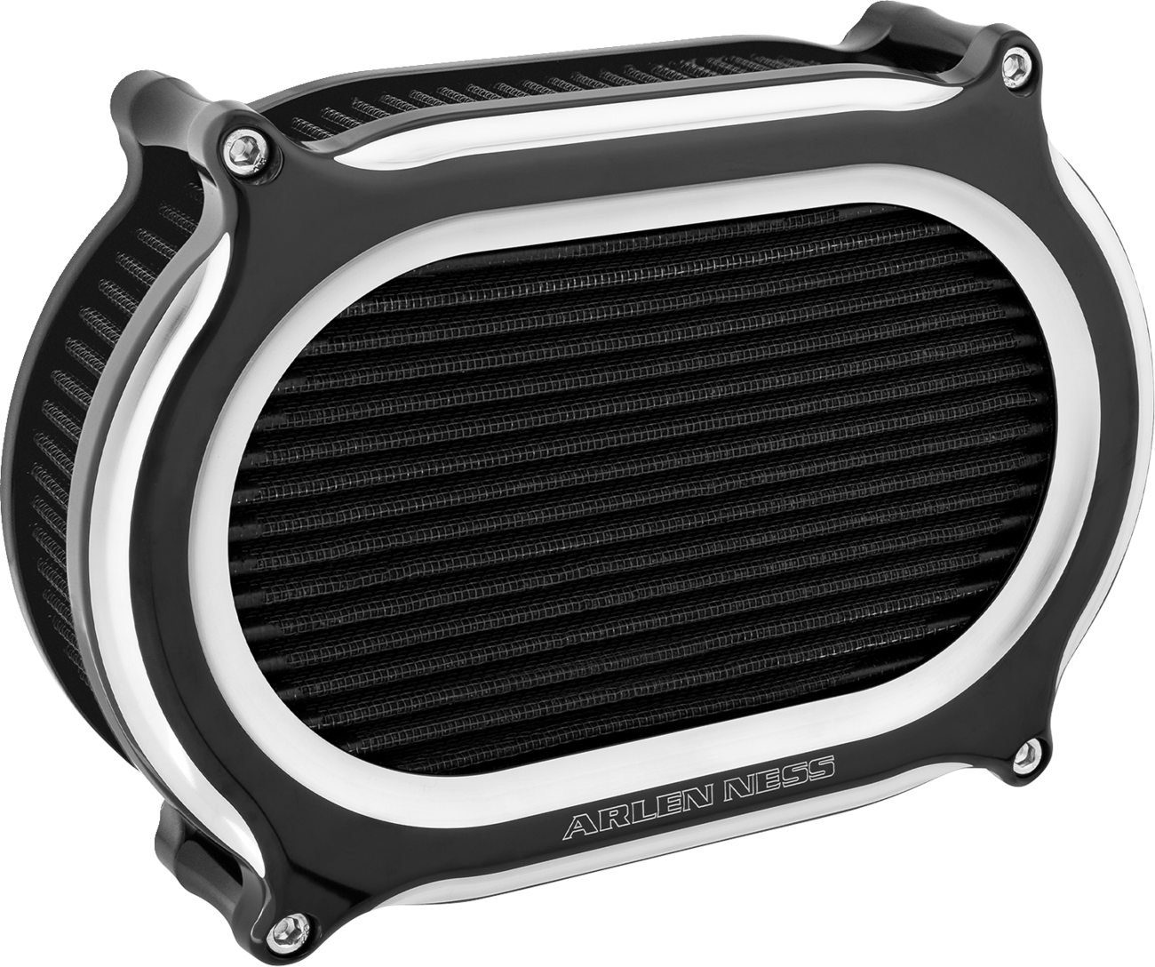 ARLEN NESS Stage 2 Oval Air Cleaner Kit - Black 1010-3372
