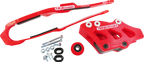 T.M. DESIGNWORKS Chain Guide and Slider Kit - Chain Guide/Slider / Red / Honda 1231-1548