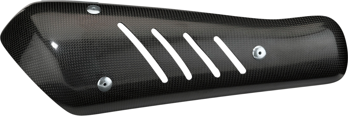 MOOSE OFFROAD Muffler Bag Heat Shield Guard - Carbon Muffler / Bag Guard 1861-1608