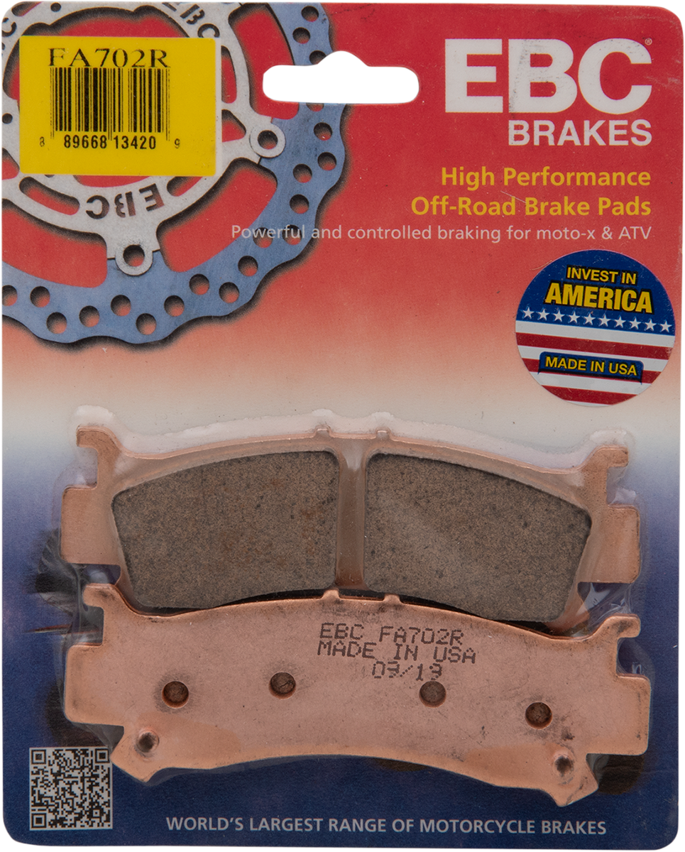 EBC Long-Life Sintered "R" Brake Pads - 1721-2831