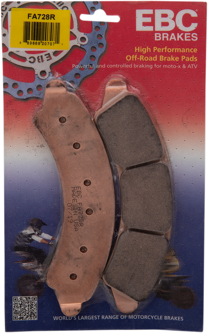 EBC Long-Life Sintered "R" Brake Pads - 1721-2923