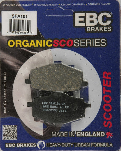 EBC Organic Brake Pads - SFA101