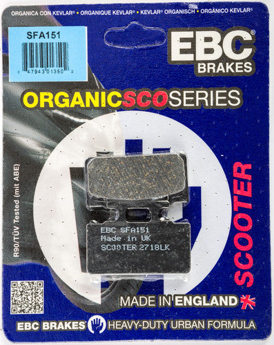 EBC Organic Brake Pads - SFA151