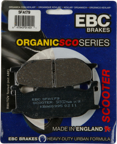 EBC Organic Brake Pads - SFA179