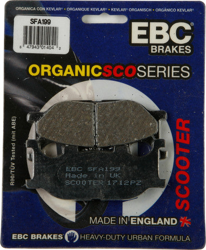 EBC Organic Brake Pads - SFA199
