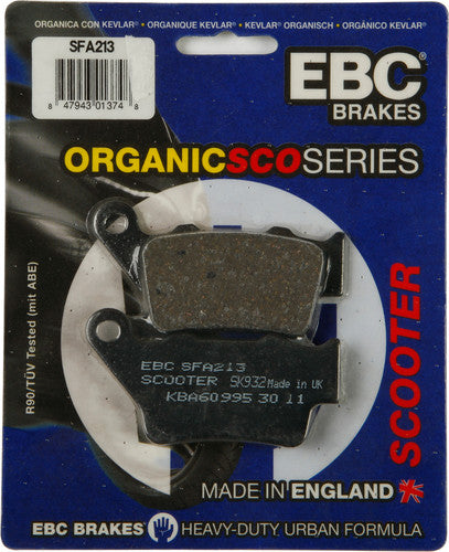 EBC Organic Brake Pads - SFA213