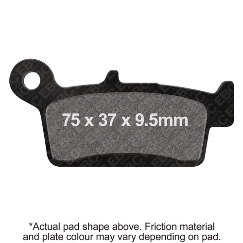 EBC Organic Brake Pads - SFA233