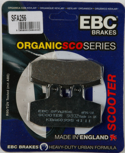 EBC Organic Brake Pads - SFA256