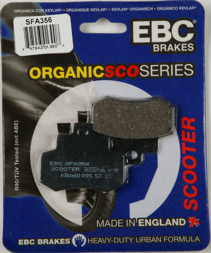 EBC Organic Brake Pads - SFA356