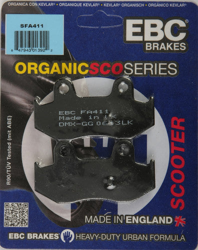 EBC Organic Brake Pads - SFA411