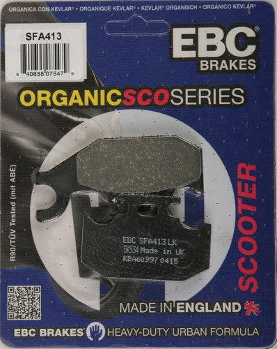 EBC Organic Brake Pads - SFA413
