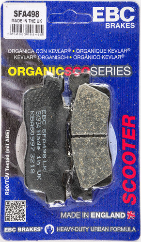 EBC Organic Brake Pads - SFA498