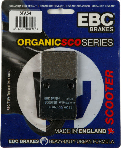 EBC Organic Brake Pads - SFA54