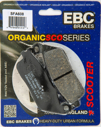 EBC Organic Brake Pads - SFA608