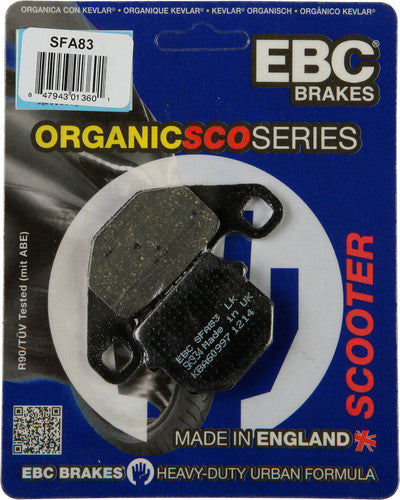 EBC Organic Brake Pads - SFA83