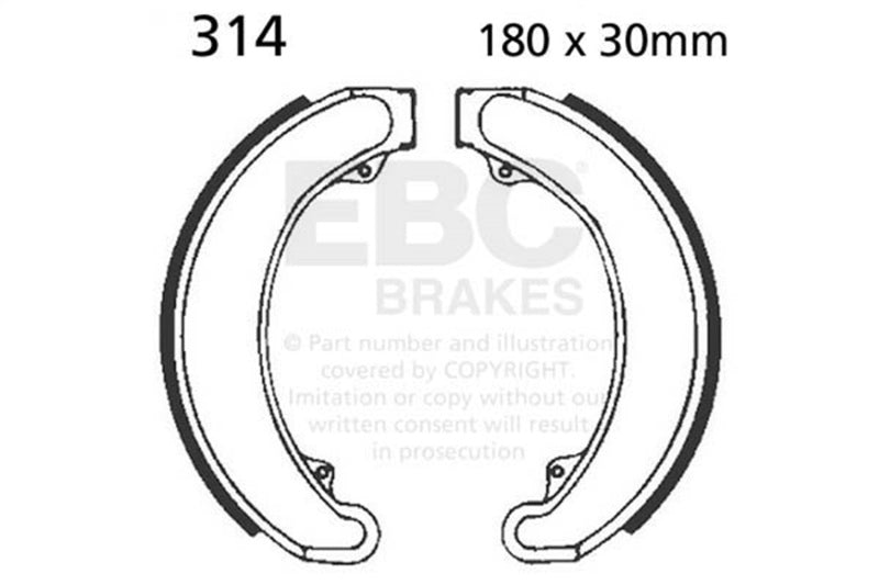 EBC Powersports EBC 1974 Honda CB 350 Front Left FA-SFA-X Brake Pads - 314