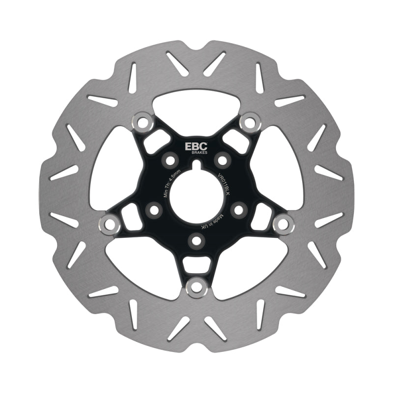 EBC Powersports EBC 1984-1987 Harley-Davidson Sportster Girling Caliper Front Left/Right Vee Floating Black Rotor - VR011BLK