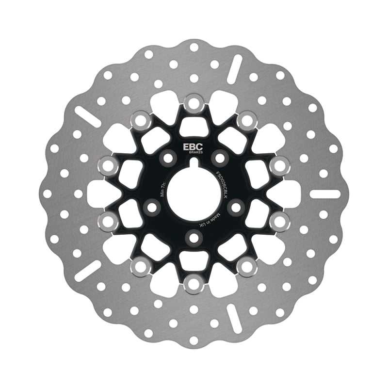 EBC Powersports EBC 1984-1987 Harley-Davidson Sportster (w/Girling Caliper) Frt Left/Right Floating Disc Conversion - FSD026CBLK