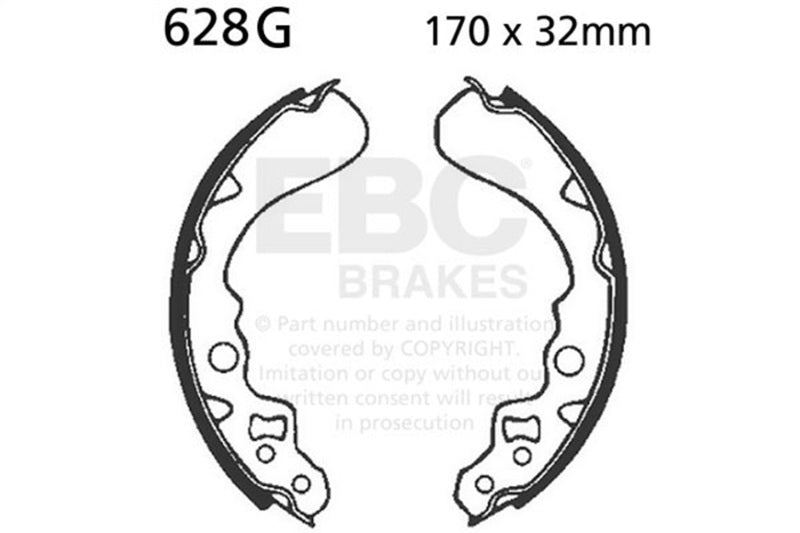 EBC Powersports EBC 1992-1995 Kawasaki KAF 300 Mule 500 Front Left/Right Sintered HH Brake Pads - 628G
