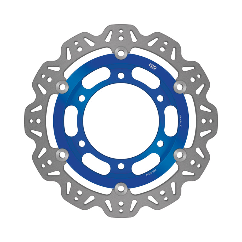 EBC Powersports EBC 1992-1998 Triumph Hinckley Trident 900 Front Left/Right Vee Floating Blue Rotor - VR646BLU