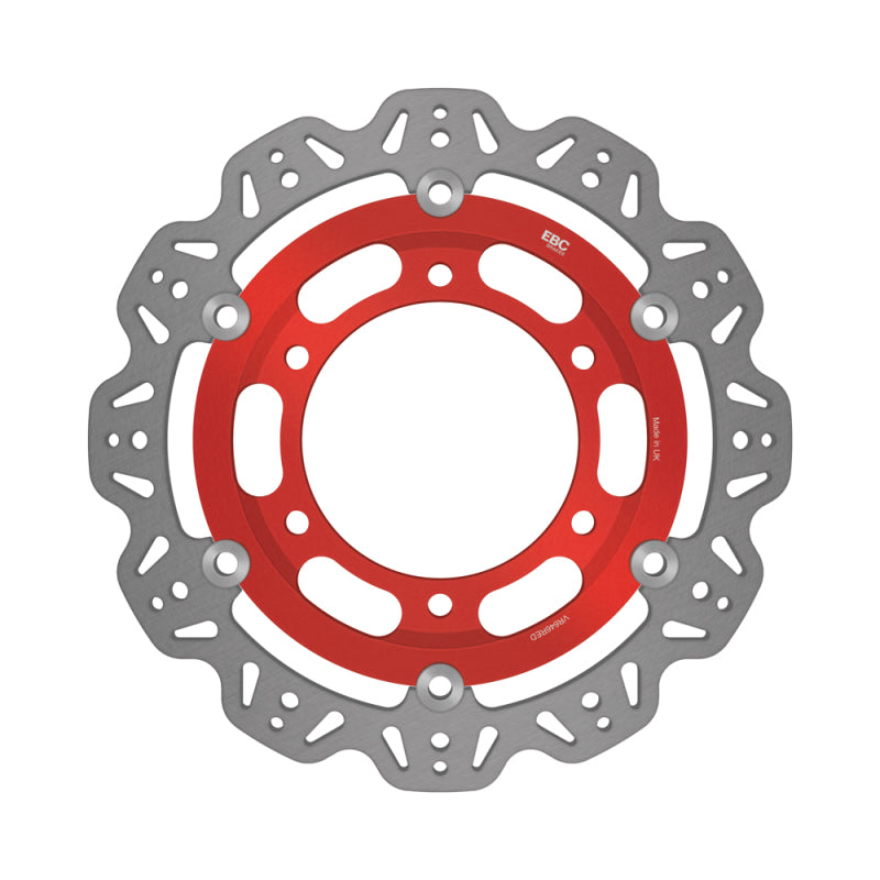 EBC Powersports EBC 1992-1998 Triumph Hinckley Trident 900 Front Left/Right Vee Floating Red Rotor - VR646RED