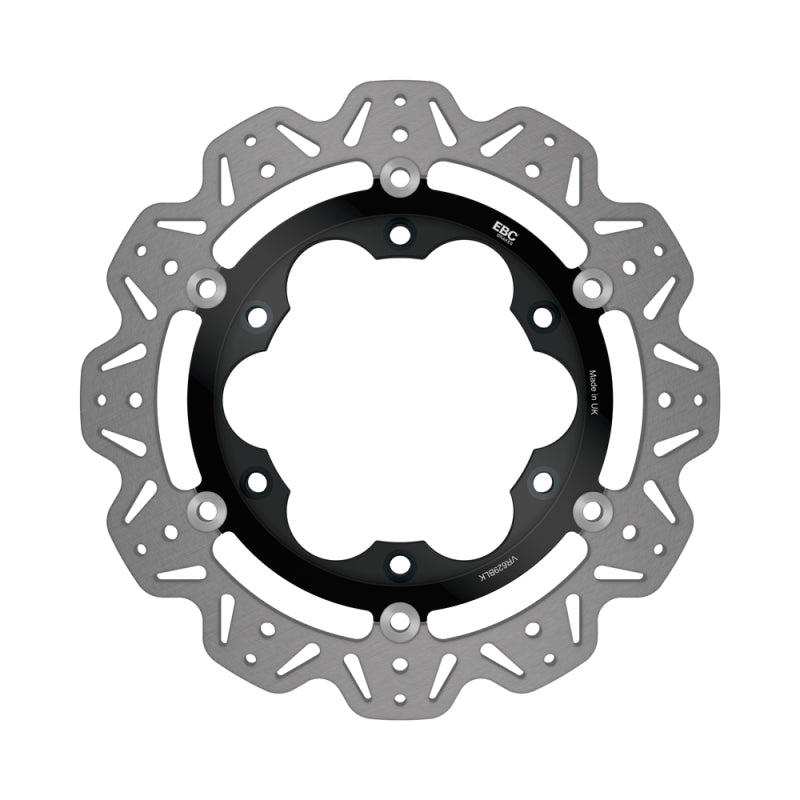 EBC Powersports EBC 1996-2001 Triumph Hinckley Adventurer Front Left Vee Floating Black Rotor - VR629BLK
