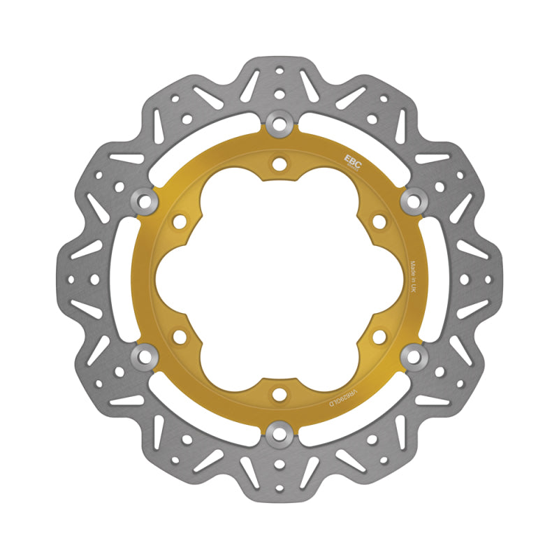 EBC Powersports EBC 1996-2001 Triumph Hinckley Adventurer Front Left Vee Floating Gold Rotor - VR629GLD