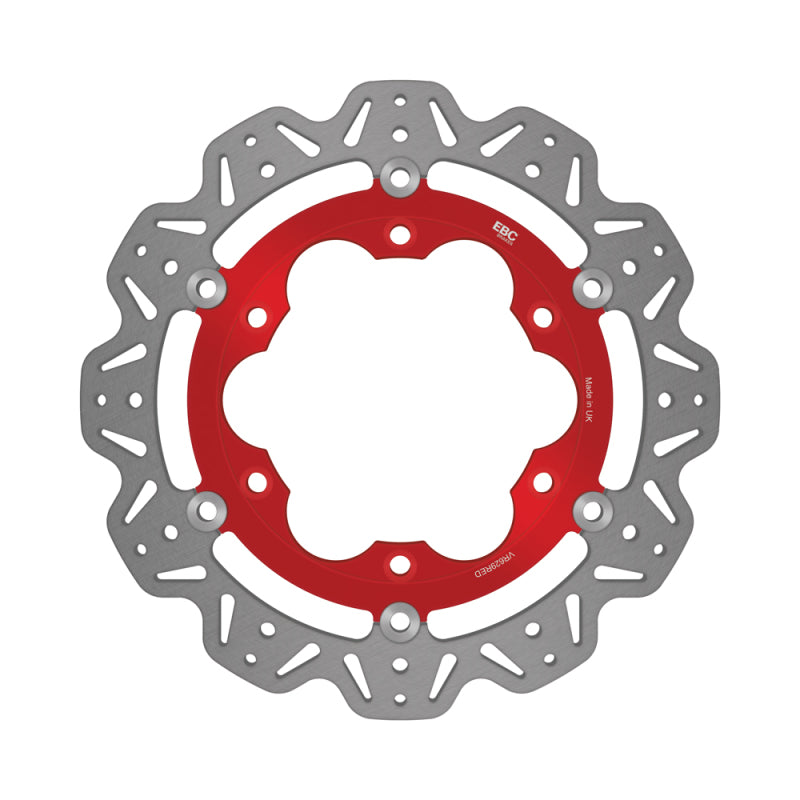 EBC Powersports EBC 1996-2001 Triumph Hinckley Adventurer Front Left Vee Floating Red Rotor - VR629RED