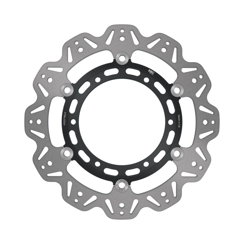 EBC Powersports EBC 1997-2007 Yamaha YZF 600 R Thundercat Front Left/Right Vee Floating Black Rotor - VR2074BLK