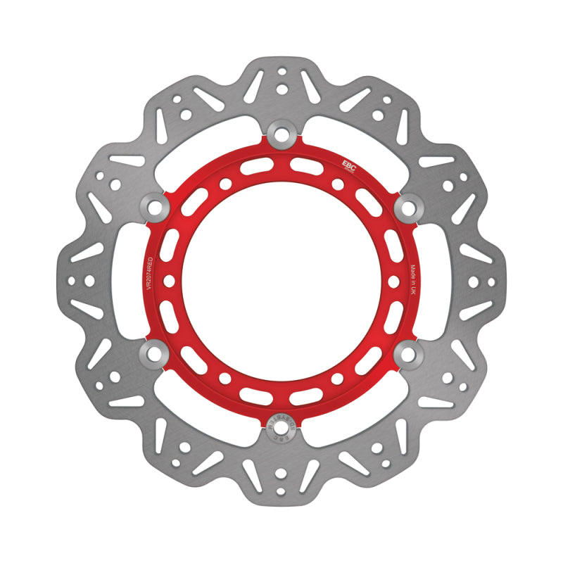 EBC Powersports EBC 1997-2007 Yamaha YZF 600 R Thundercat Front Left/Right Vee Floating Red Rotor - VR2074RED