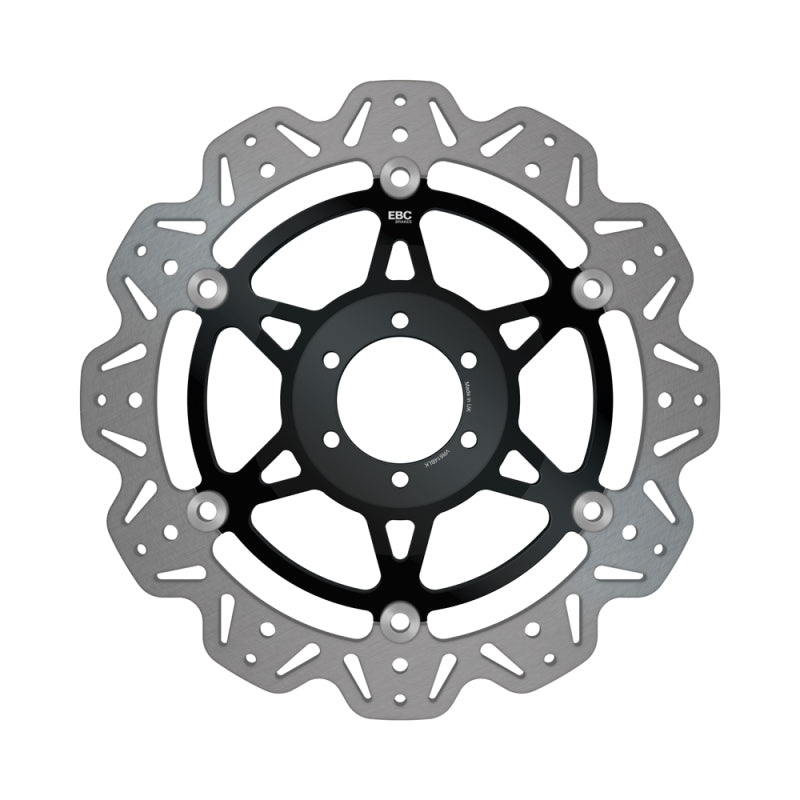 EBC Powersports EBC 2000-2002 Ducati Monster 400 Single Disc Front Left/Right Vee Floating Black Rotor - VR614BLK