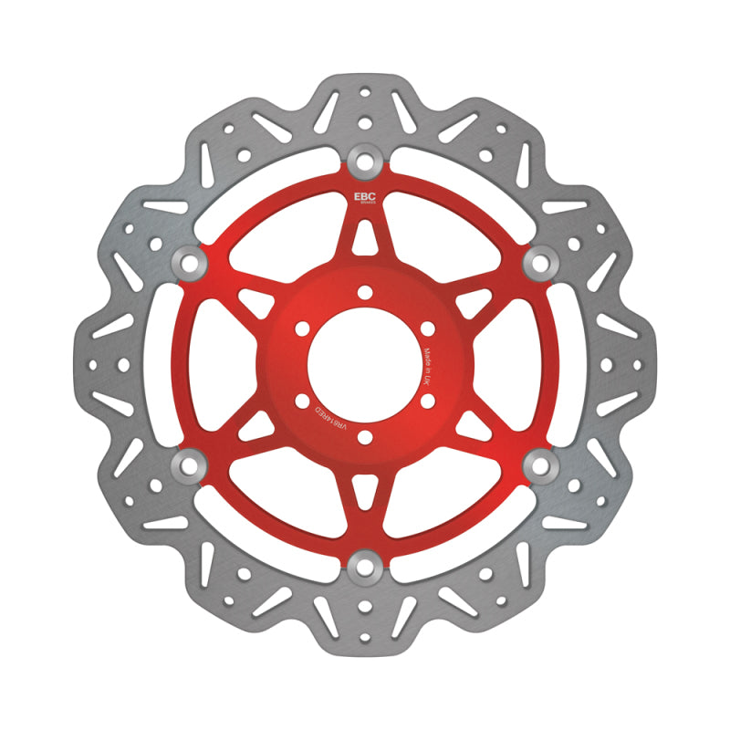 EBC Powersports EBC 2000-2002 Ducati Monster 400 Single Disc Front Left/Right Vee Floating Red Rotor - VR614RED