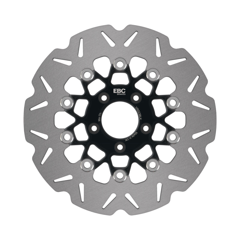 EBC Powersports EBC 2001-2003 Harley-Davidson Sportster XLH 883 Front Left Vee Floating Black Rotor - VR023BLK