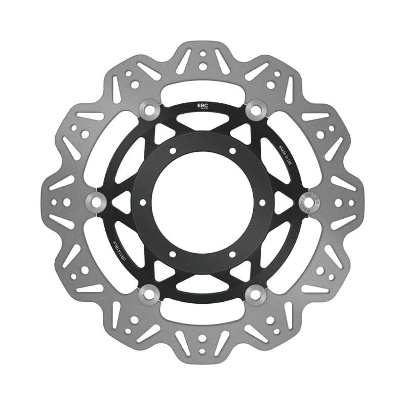 EBC Powersports EBC 2001-2006 Honda CBR 600 F4i Sport Injection Model Front Left/Right Vee Floating Black Rotor - VR1141BLK