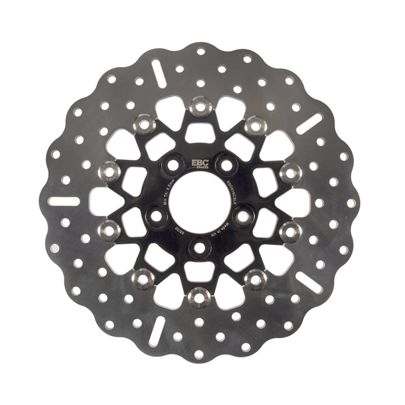 EBC Powersports EBC 2003 Harley-Davidson Sportster XL 883 R 100th Anniversary Edition Rear Black Chrome Rotor - RSD018CBLK