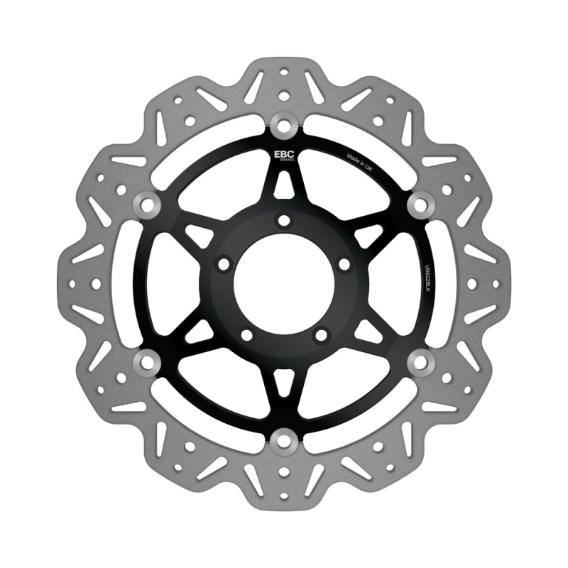 EBC Powersports EBC 2004-2006 Ducati 749 Dark Monoposto/Biposto Front Left/Right Vee Floating Black Rotor - VR622BLK