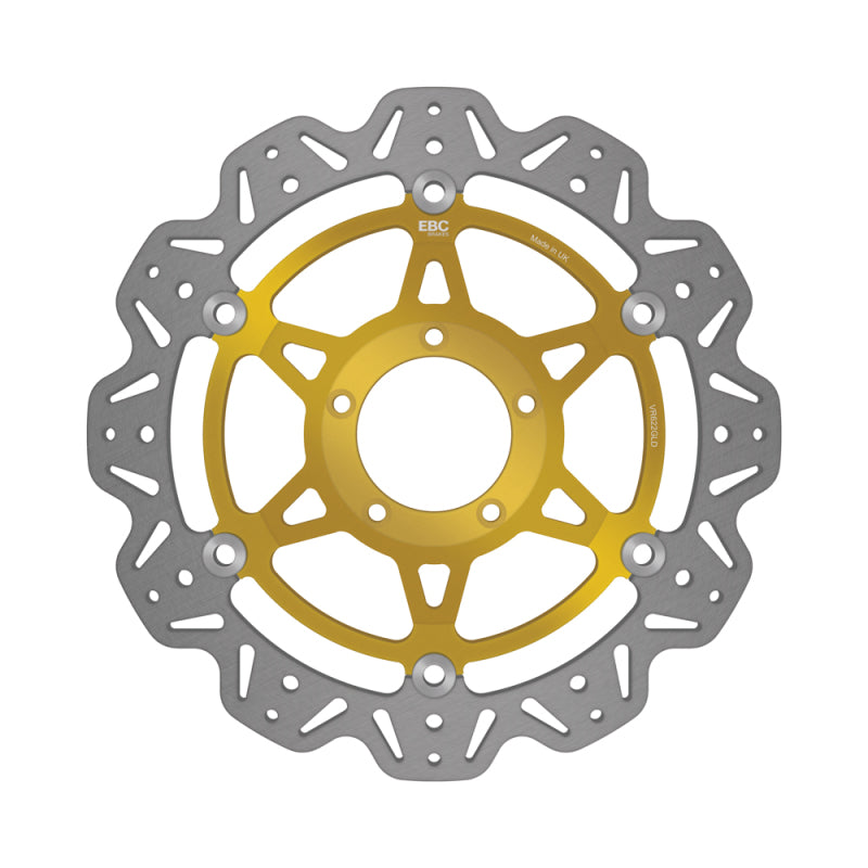 EBC Powersports EBC 2004-2006 Ducati 749 Dark Monoposto/Biposto Front Left/Right Vee Floating Gold Rotor - VR622GLD