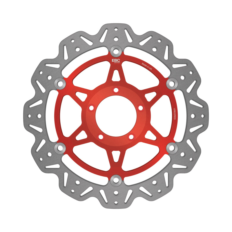 EBC Powersports EBC 2004-2006 Ducati 749 Dark Monoposto/Biposto Front Left/Right Vee Floating Red Rotor - VR622RED