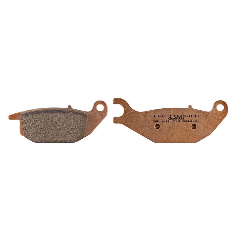 EBC Powersports EBC 2004-2010 Honda CBR 125 R 6 Bolt Front Disc/Canada Rear Left Sintered R/HH Brake Pads - FA343HH