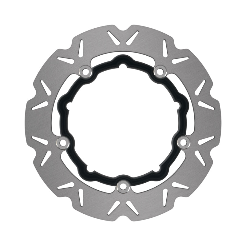 EBC Powersports EBC 2006-2007 Harley-Davidson Dyna FXDLi Low Rider 19in Cast Wheel Front Left Vee Floating Black Rotor - VR516BLK